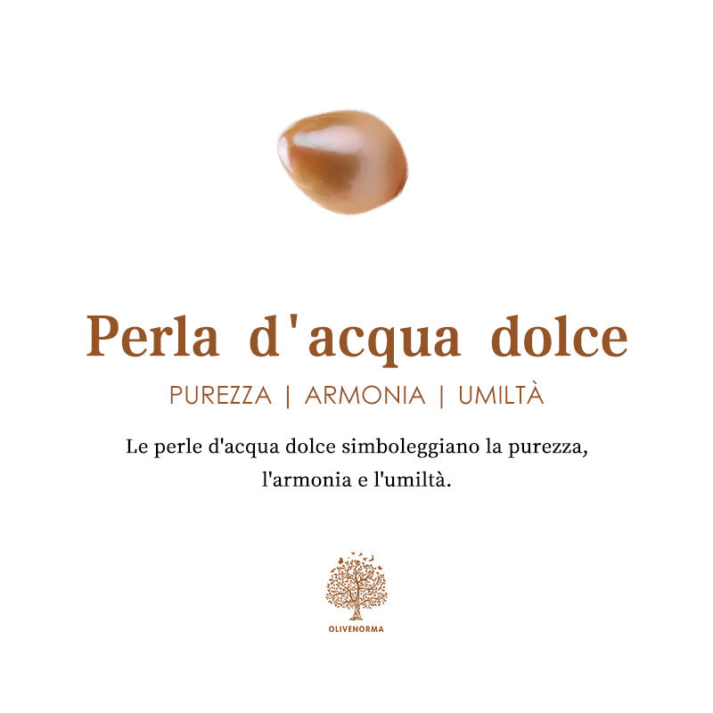 Anello con corona di Raperonzolo in perle d'acqua dolce e opalite Olivenorma 