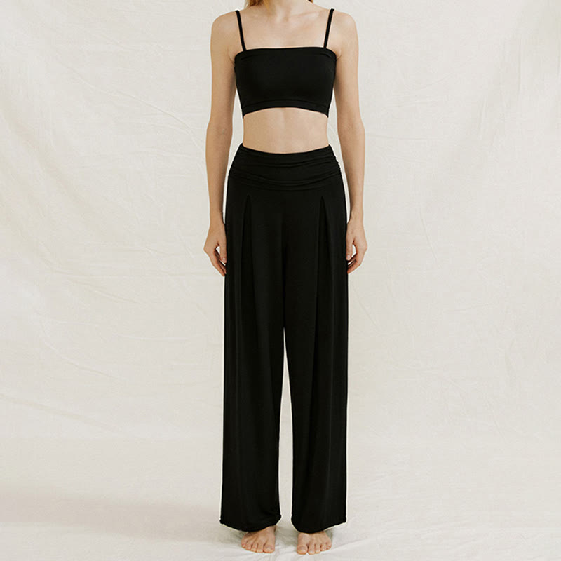 Pantaloni da yoga a gamba larga regolabili Olivenorma - image 15