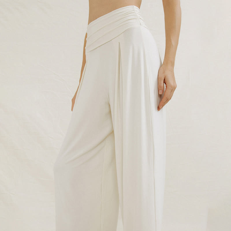 Pantaloni da yoga a gamba larga regolabili Olivenorma - image 7