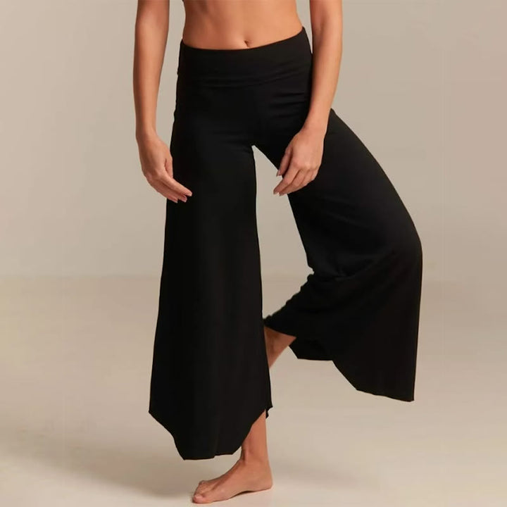 Pantaloni svasati a vita alta da yoga Olivenorma - image 18