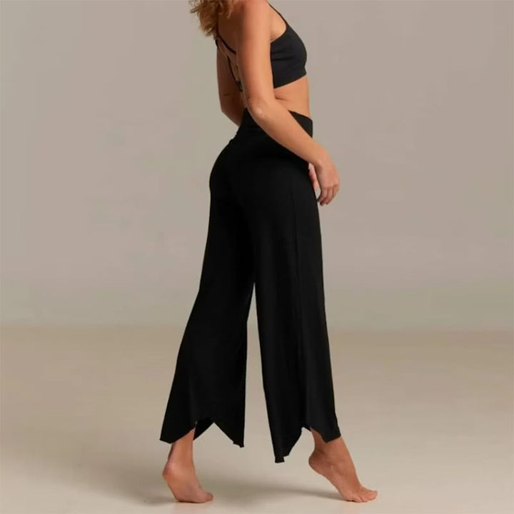 Pantaloni svasati a vita alta da yoga Olivenorma - image 16