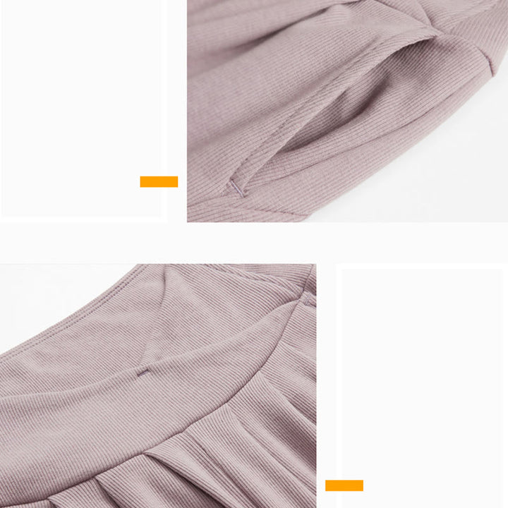 Pantaloni con risvolto Yoga Lantern Olivenorma