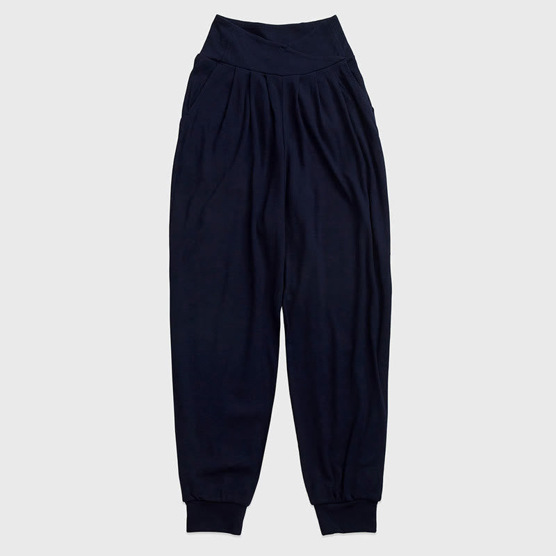 Pantaloni con risvolto Yoga Lantern Olivenorma