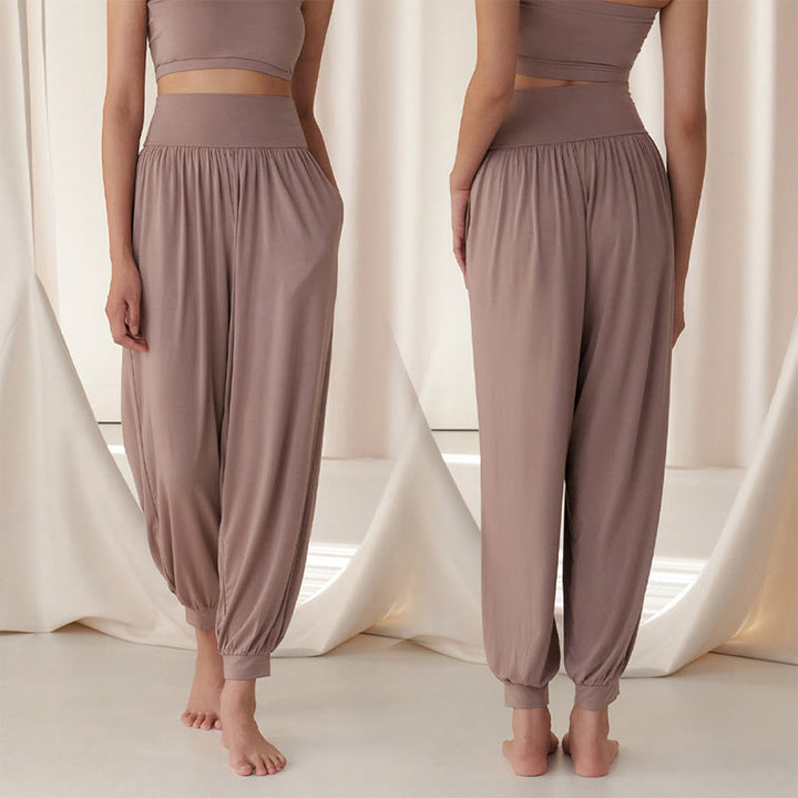 Pantaloni da yoga Olivenorma Airflow Bloomers - Loto rosa - L - image 0