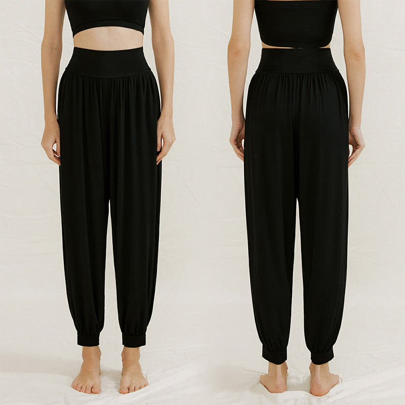 Pantaloni da yoga Olivenorma Airflow Bloomers - Nero - L - image 20