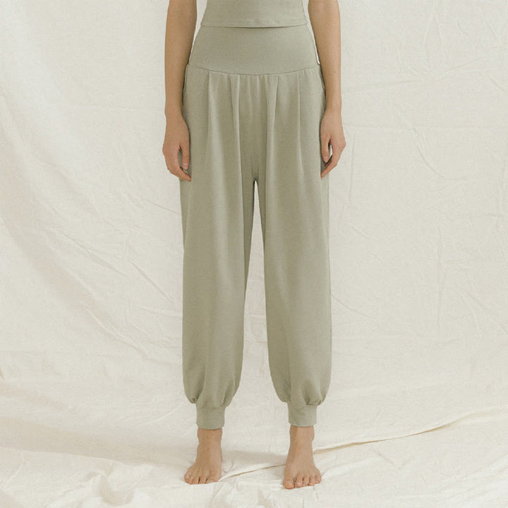 Pantaloni da yoga a pantaloncino dritto Olivenorma - Verde - L - image 3