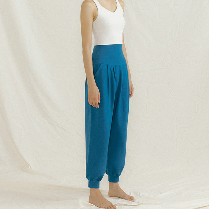 Pantaloni da yoga a pantaloncino dritto Olivenorma
