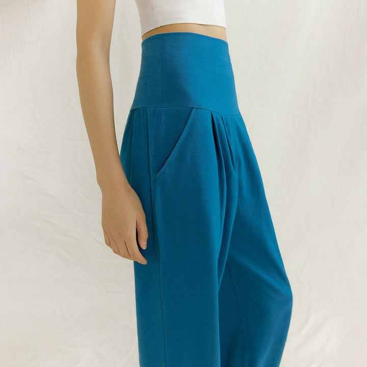 Pantaloni da yoga a pantaloncino dritto Olivenorma