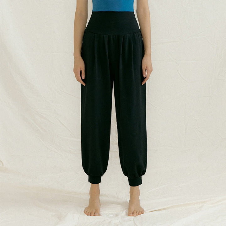 Pantaloni da yoga a pantaloncino dritto Olivenorma