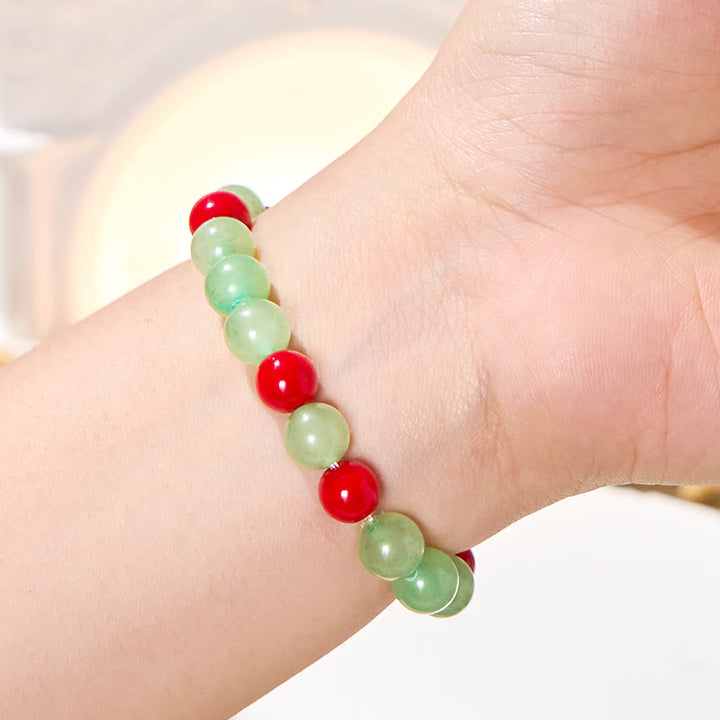 Bracciale Vitality in corallo rosso "Serene Pulse" Olivenorma - image 2