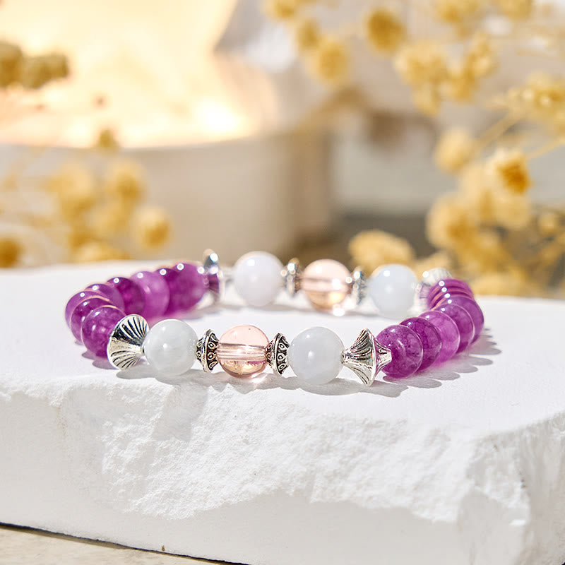 Bracciale Olivenorma "Oracle's Tide" in ametista per alleviare lo stress - Pietra naturale - image 1