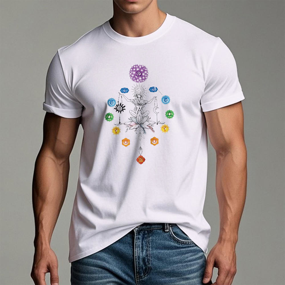 Maglietta Olivenorma con energia dei chakra radicati - image 7