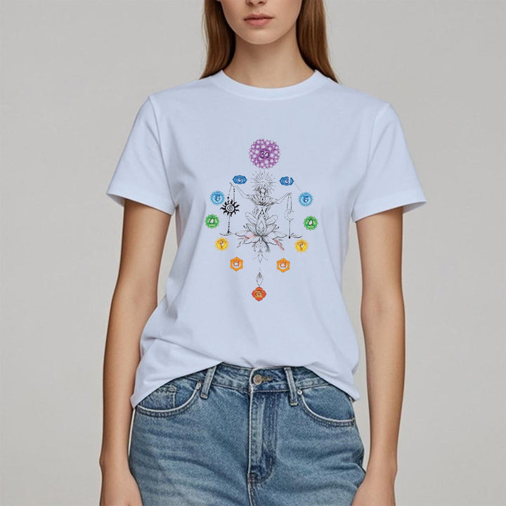 Maglietta Olivenorma con energia dei chakra radicati - image 22