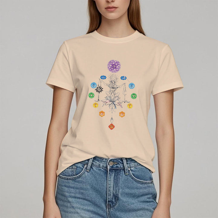 Maglietta Olivenorma con energia dei chakra radicati - image 2