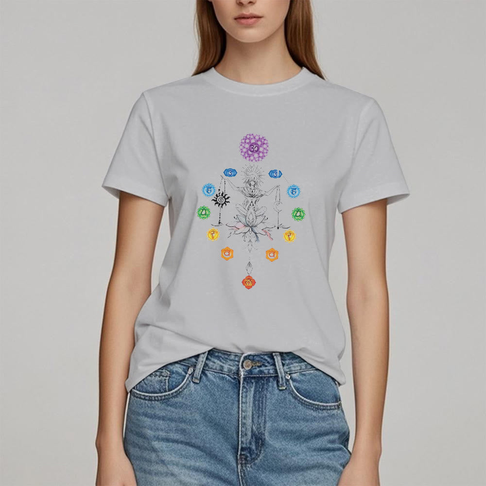 Maglietta Olivenorma con energia dei chakra radicati - image 12