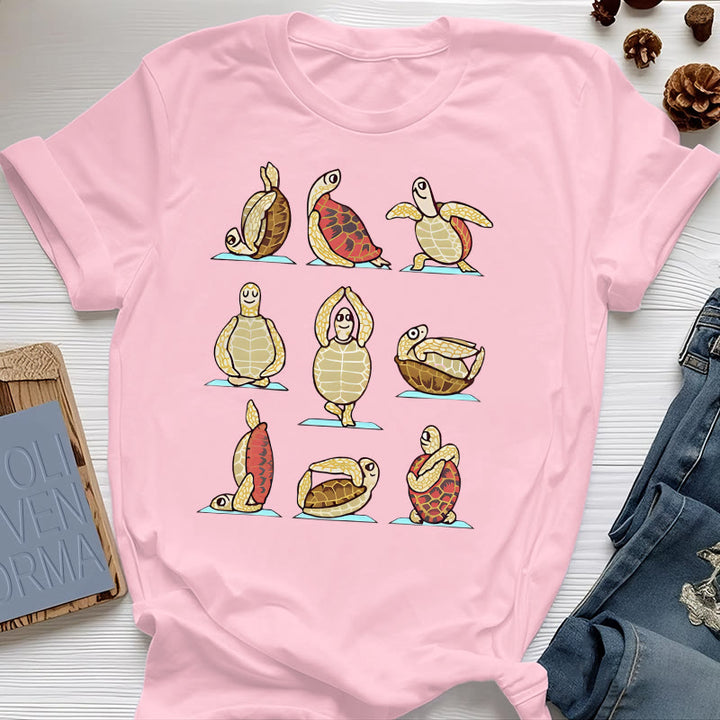 Maglietta Olivenorma Yoga Turtle - Rosa - 2XL - image 16