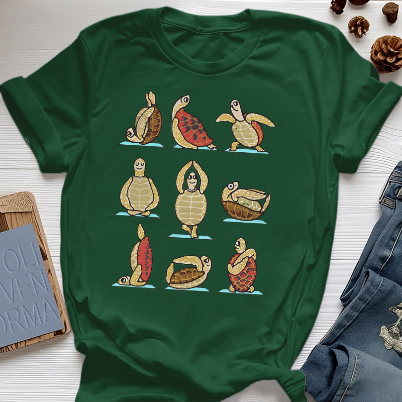 Maglietta Olivenorma Yoga Turtle