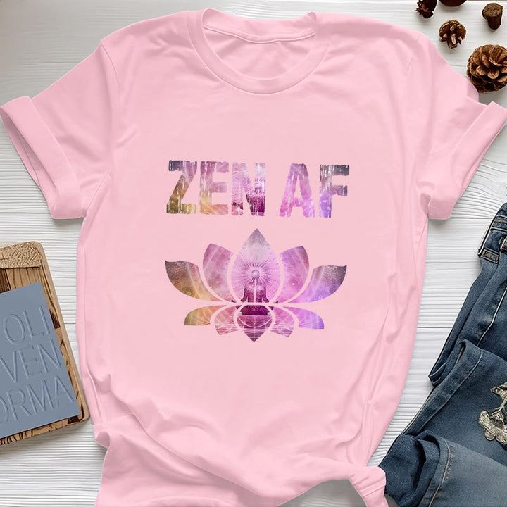 T-shirt Olivenorma Zen AF Yoga Lotus - Rosa - 2XL - image 17
