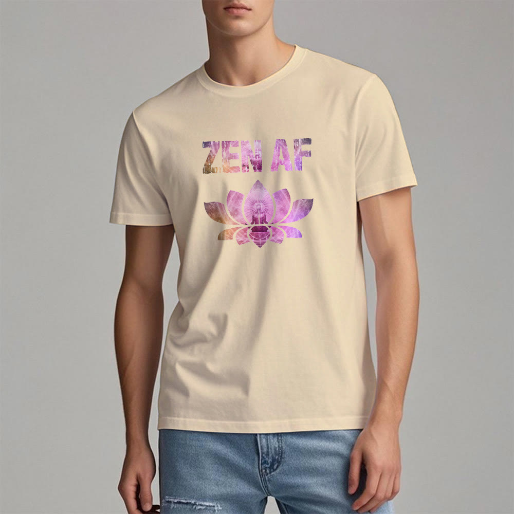 T-shirt Olivenorma Zen AF Yoga Lotus - image 13