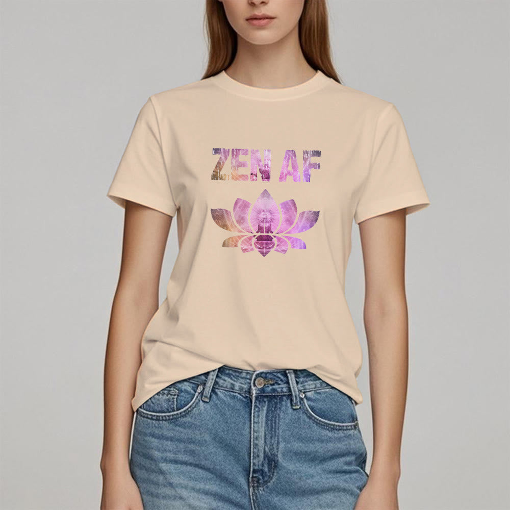 T-shirt Olivenorma Zen AF Yoga Lotus - image 12