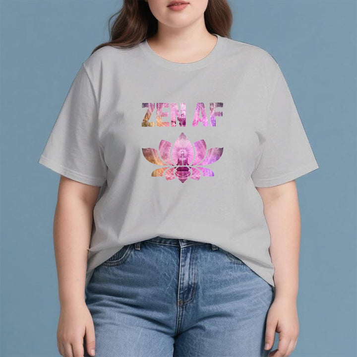 T-shirt Olivenorma Zen AF Yoga Lotus - image 10