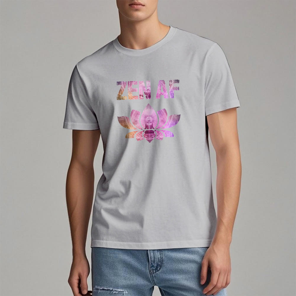 T-shirt Olivenorma Zen AF Yoga Lotus - image 9