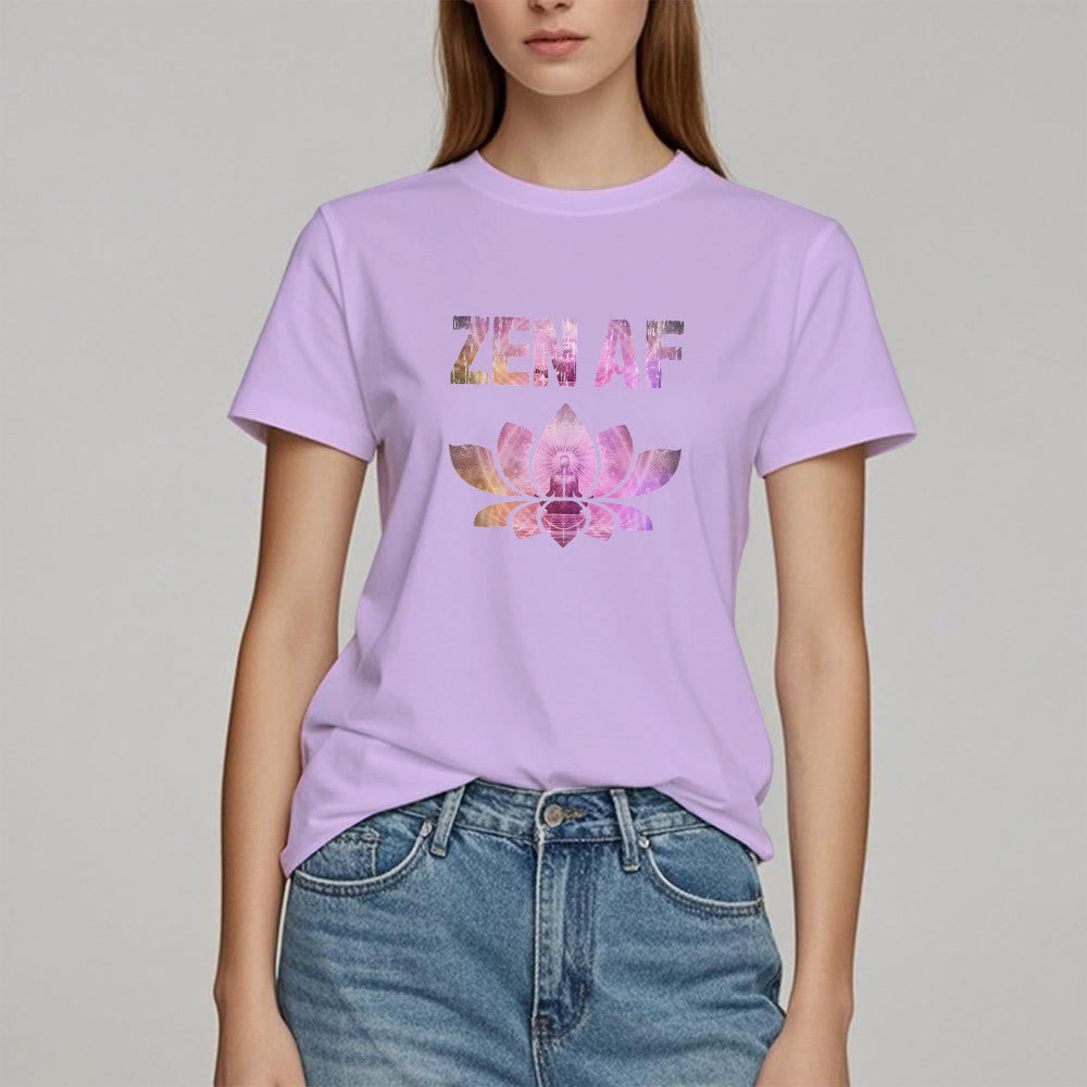 T-shirt Olivenorma Zen AF Yoga Lotus