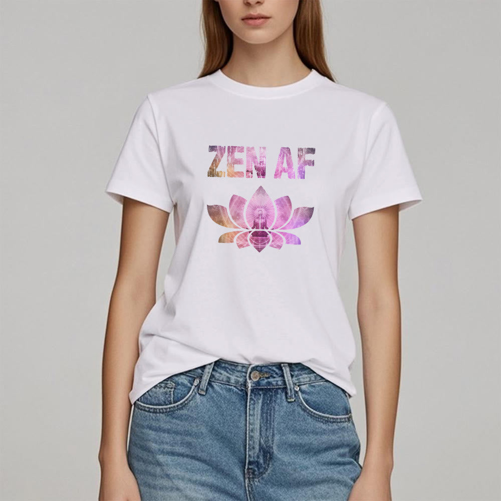 T-shirt Olivenorma Zen AF Yoga Lotus