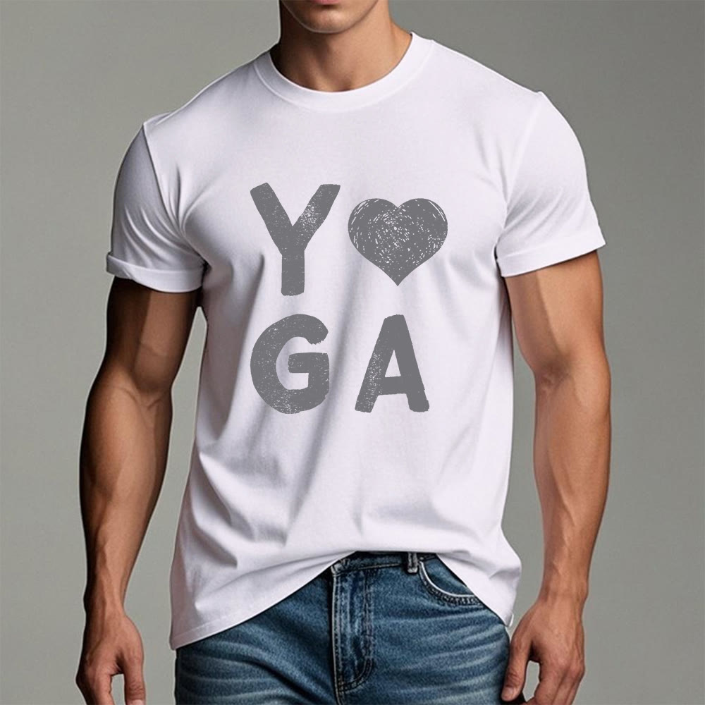 Maglietta con stampa a cuore Yoga Olivenorma - image 3