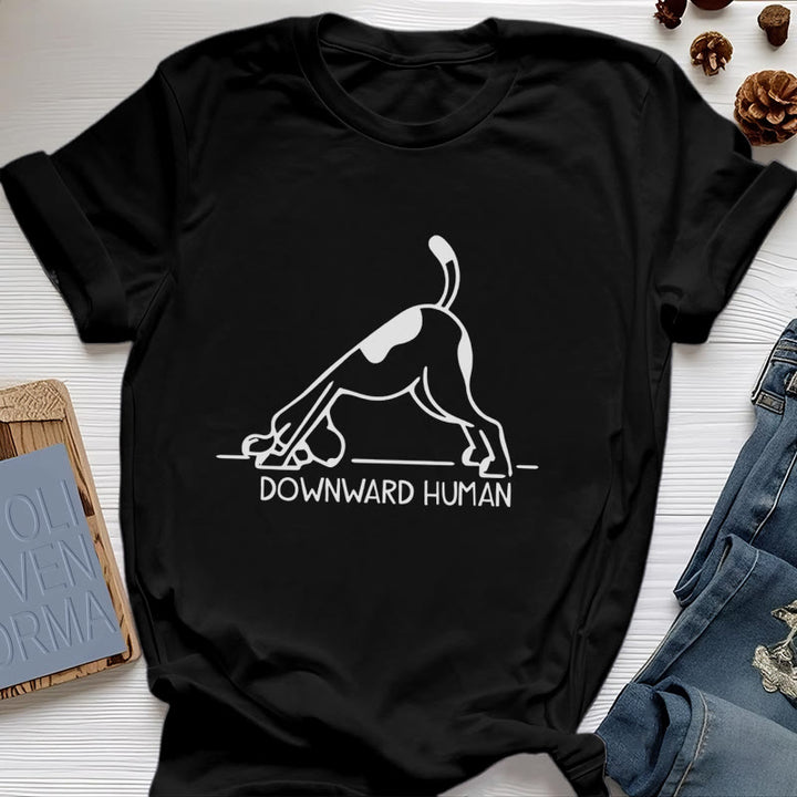 Maglietta con stampa "Olivenorma Dog Yoga Meditation"
