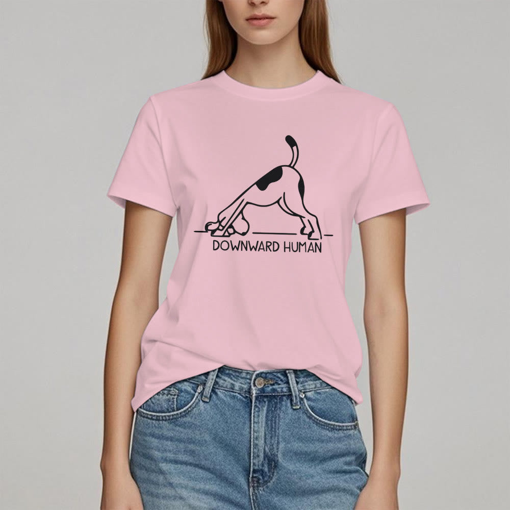 Maglietta con stampa "Olivenorma Dog Yoga Meditation"