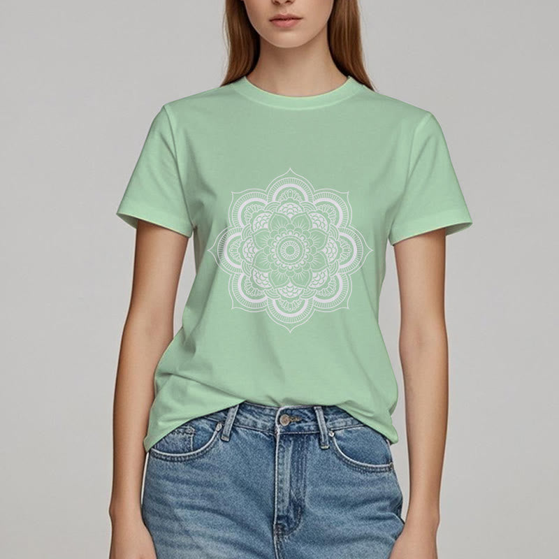 Maglietta Olivenorma Mandala Lotus - image 24
