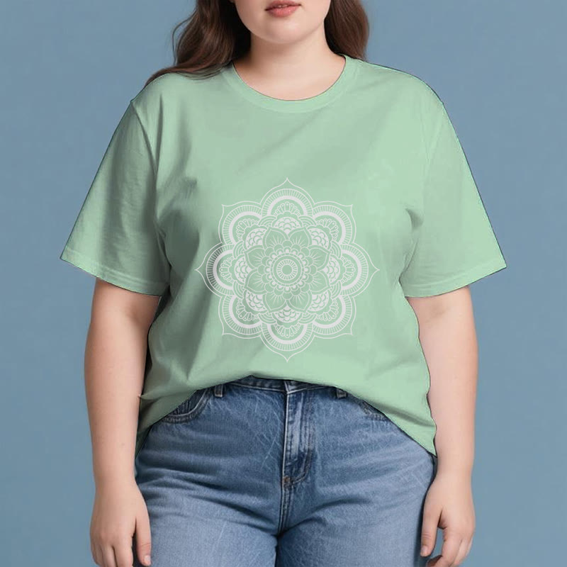 Maglietta Olivenorma Mandala Lotus