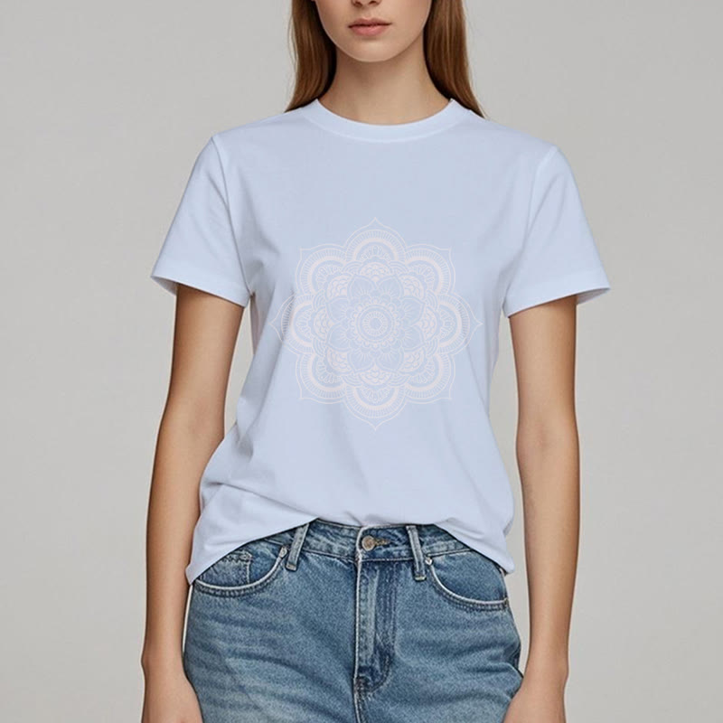 Maglietta Olivenorma Mandala Lotus
