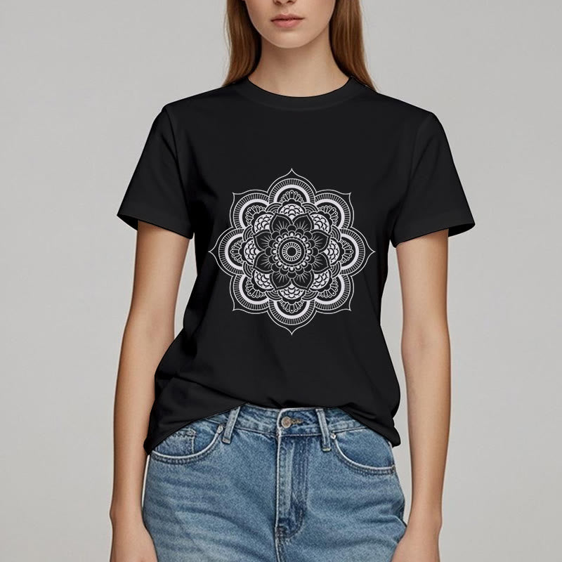 Maglietta Olivenorma Mandala Lotus