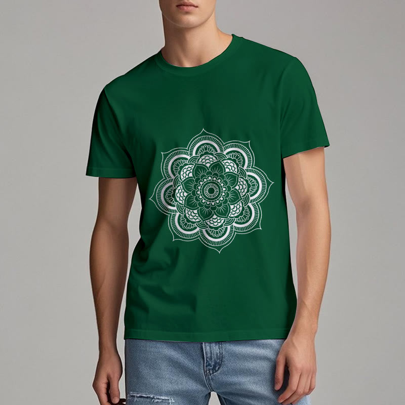 Maglietta Olivenorma Mandala Lotus