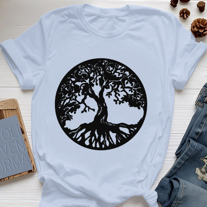 Maglietta Olivenorma Circle Albero della Vita
