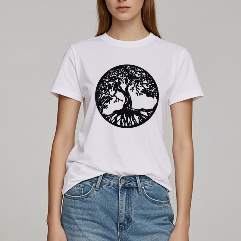 Maglietta Olivenorma Circle Albero della Vita