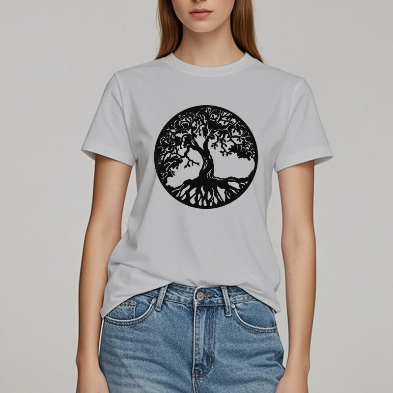 Maglietta Olivenorma Circle Albero della Vita