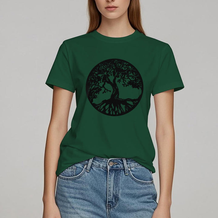 Maglietta Olivenorma Circle Albero della Vita