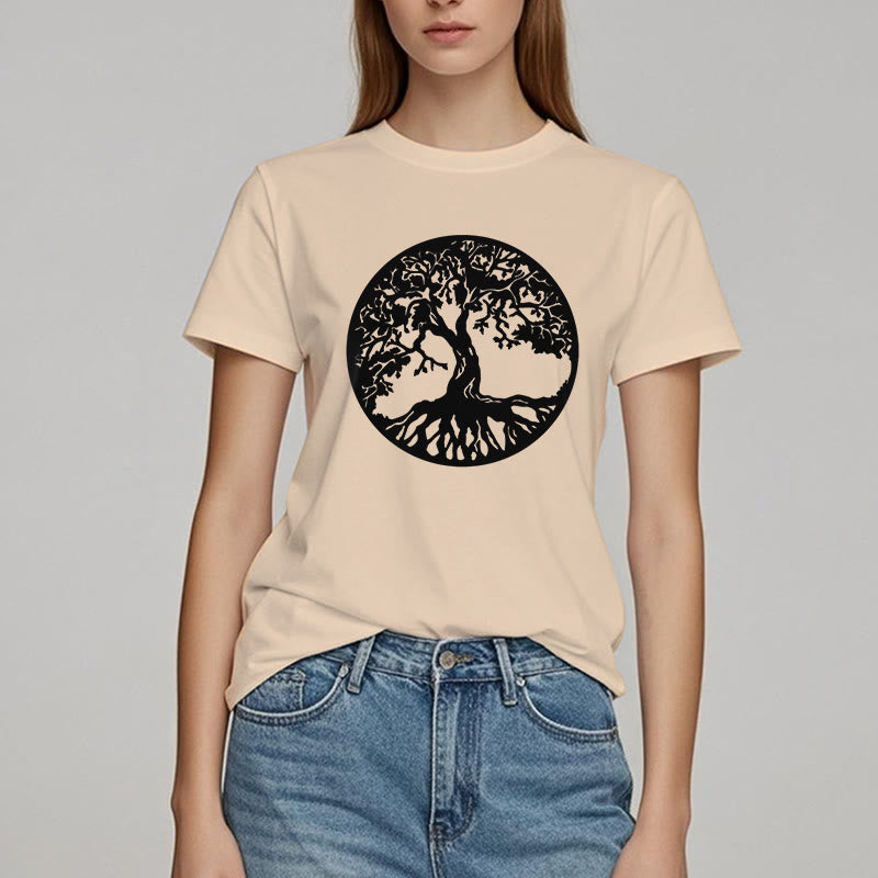 Maglietta Olivenorma Circle Albero della Vita