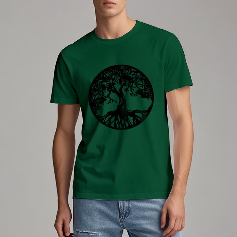 Maglietta Olivenorma Circle Albero della Vita