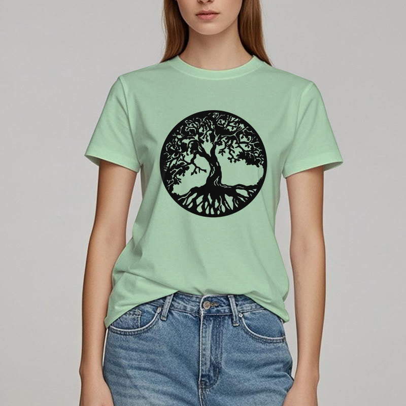 Maglietta Olivenorma Circle Albero della Vita