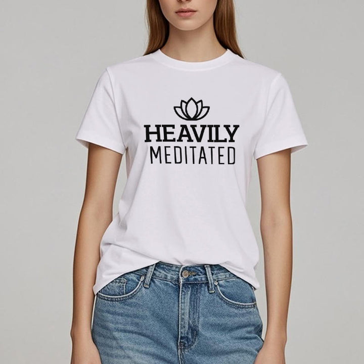 Maglietta Olivenorma con il simbolo del Loto Meditato Pesantemente - image 1