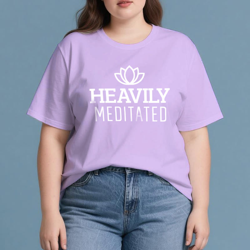 Maglietta Olivenorma con il simbolo del Loto Meditato Pesantemente