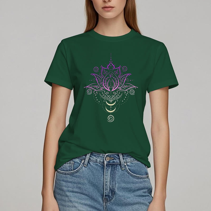 Maglietta Olivenorma OM Fiore di Loto