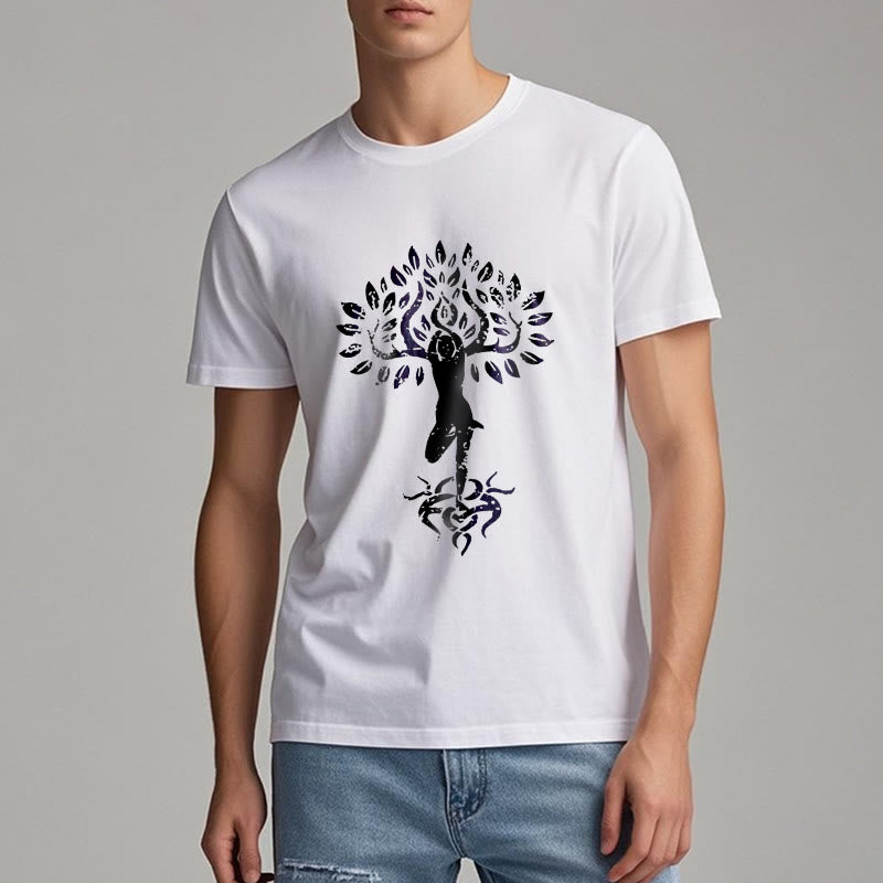 Maglietta Olivenorma Flower Zen Tree