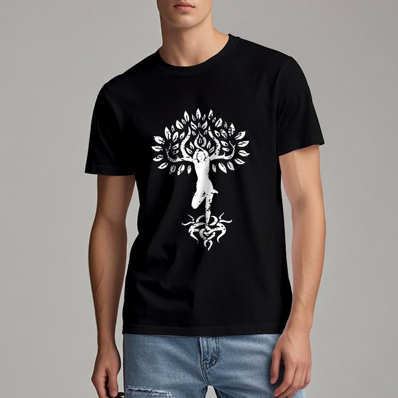 Maglietta Olivenorma Flower Zen Tree