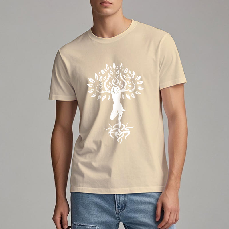 Maglietta Olivenorma Flower Zen Tree