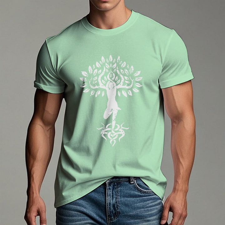 Maglietta Olivenorma Flower Zen Tree